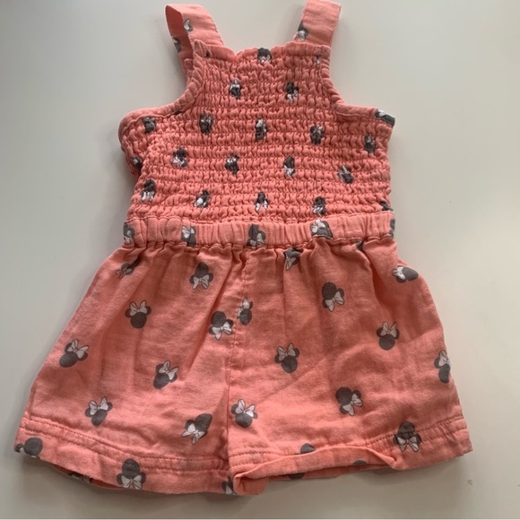 Disney Peach Romper with Character Design - Picture 4 of 4
